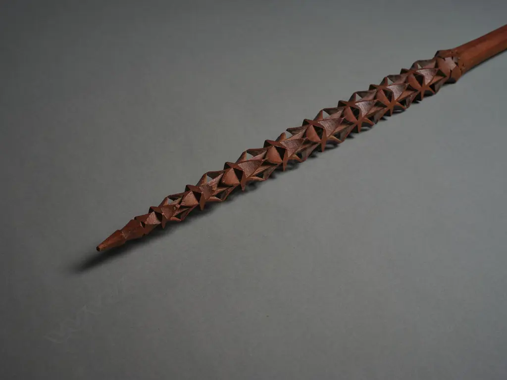 Samoan slashing wooden spear, Image 1++